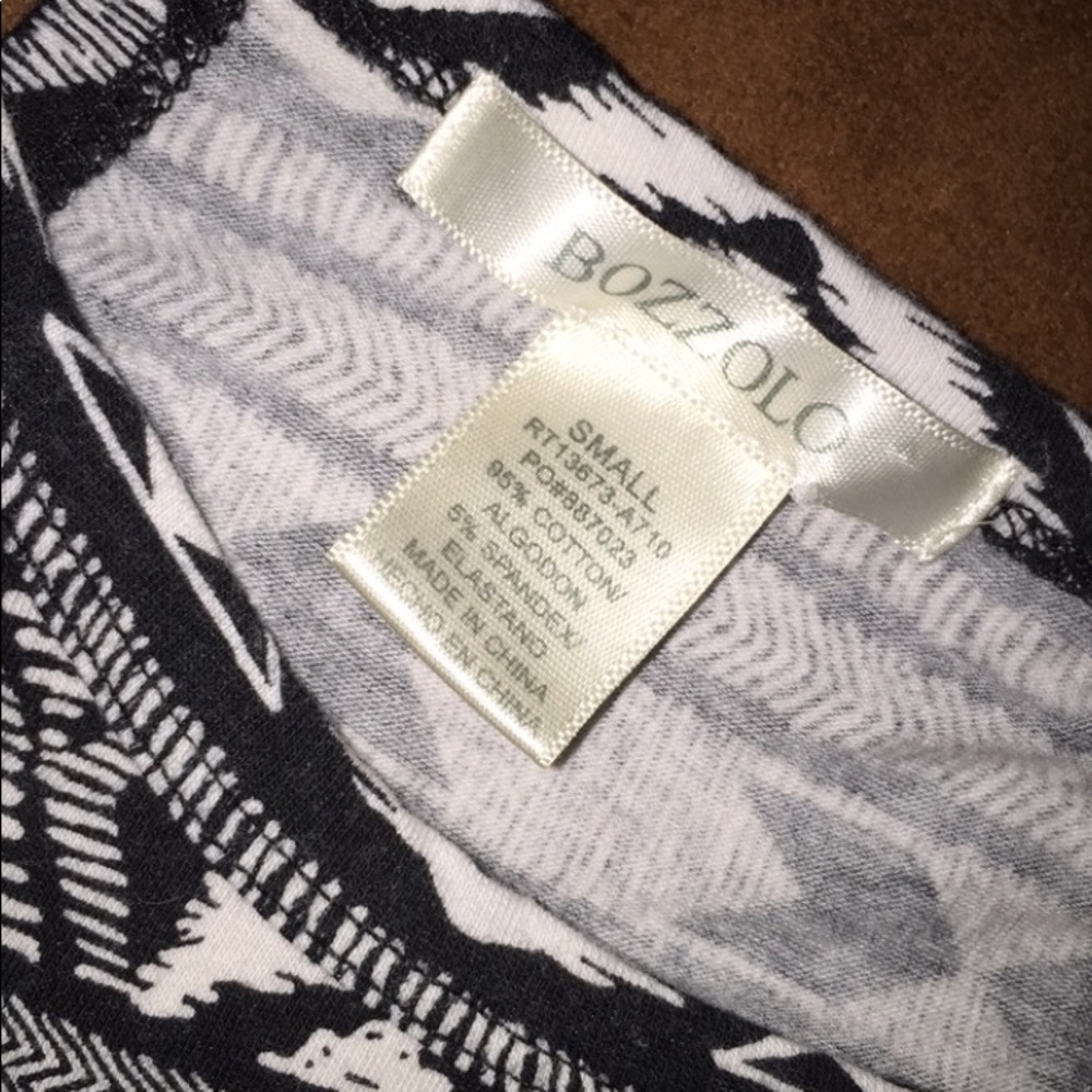Black & White crop top